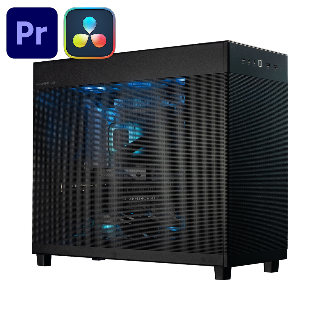Video Editing Workstation for Adobe Premiere, DaVinci Resolve