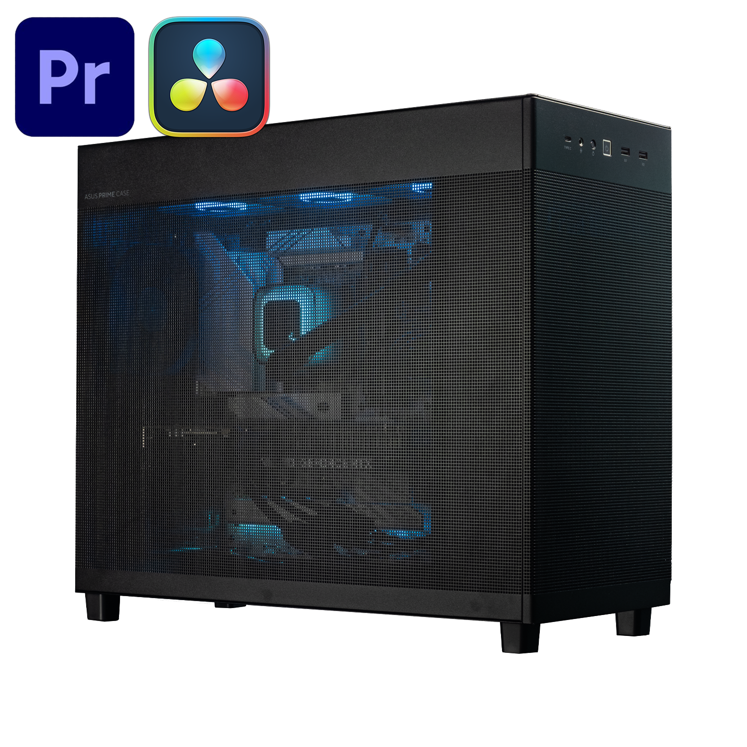 Video Editing Workstation for Adobe Premiere, DaVinci Resolve