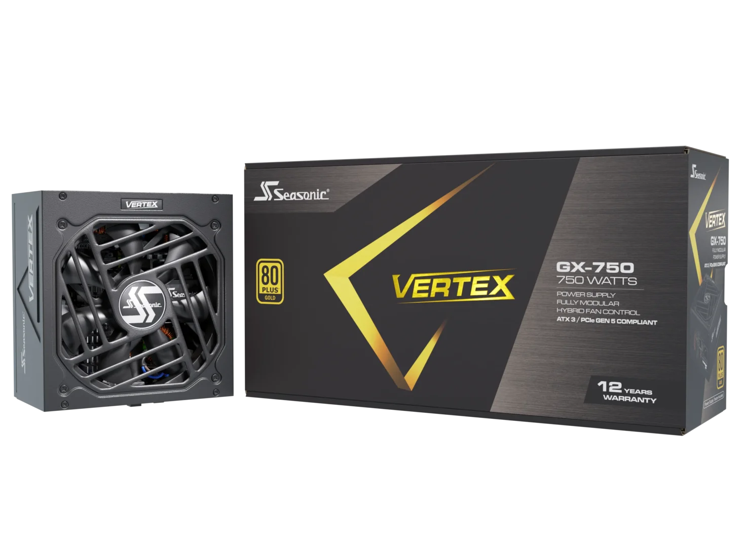 Seasonic VERTEX GX Series Fully Modular 80+ Gold ATX 3.1 Power Supply