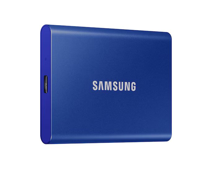 Samsung T7 Blue 2TB Portable External SSD | MU-PC2T0H/WW