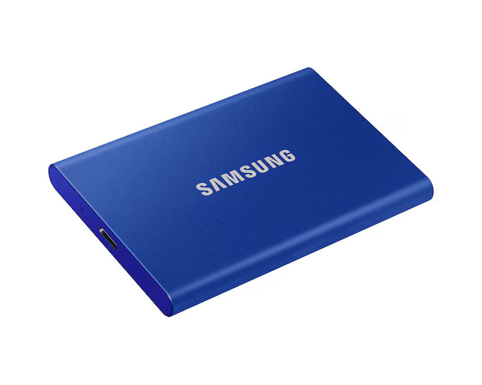 Samsung T7 Blue 2TB Portable External SSD | MU-PC2T0H/WW