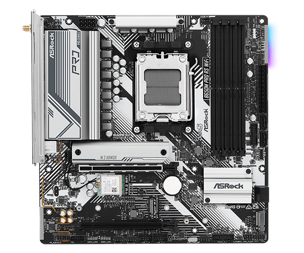ASRock B650M Pro RS WiFi AMD Socket AM5 Motherboard | 90 - MXBLZ0 - A0UAYZ - 4710483943089 - Vektra Computers LLC