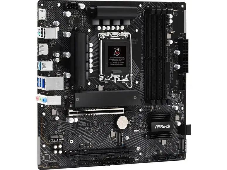 Asrock B760M PG Lightning Motherboard | 90 - MXBM20 - A0UAYZ - Vektra Computers LLC