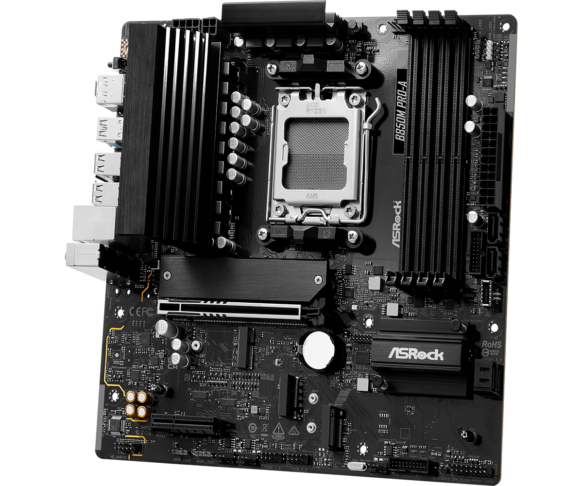 ASRock B850M Pro-A AM5 Micro ATX Motherboard - 4711581490390 - Vektra Computers LLC