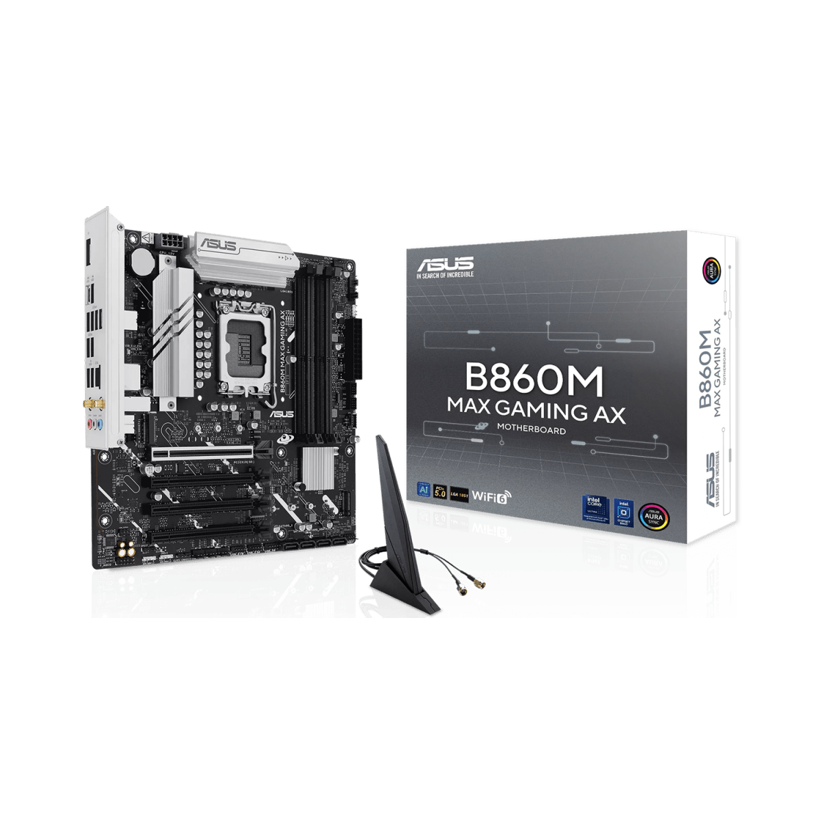 ASUS B860M MAX GAMING AX | Core Ultra 2 mATX Motherboard -  - Vektra Computers LLC