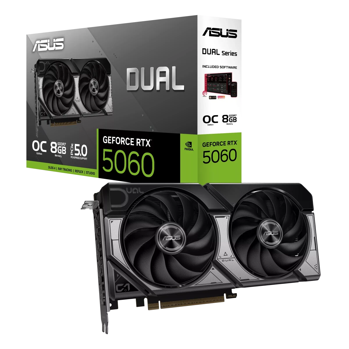 ASUS GeForce RTX 5060 8GB Dual OC Edition Graphics Card -  - Vektra Computers LLC