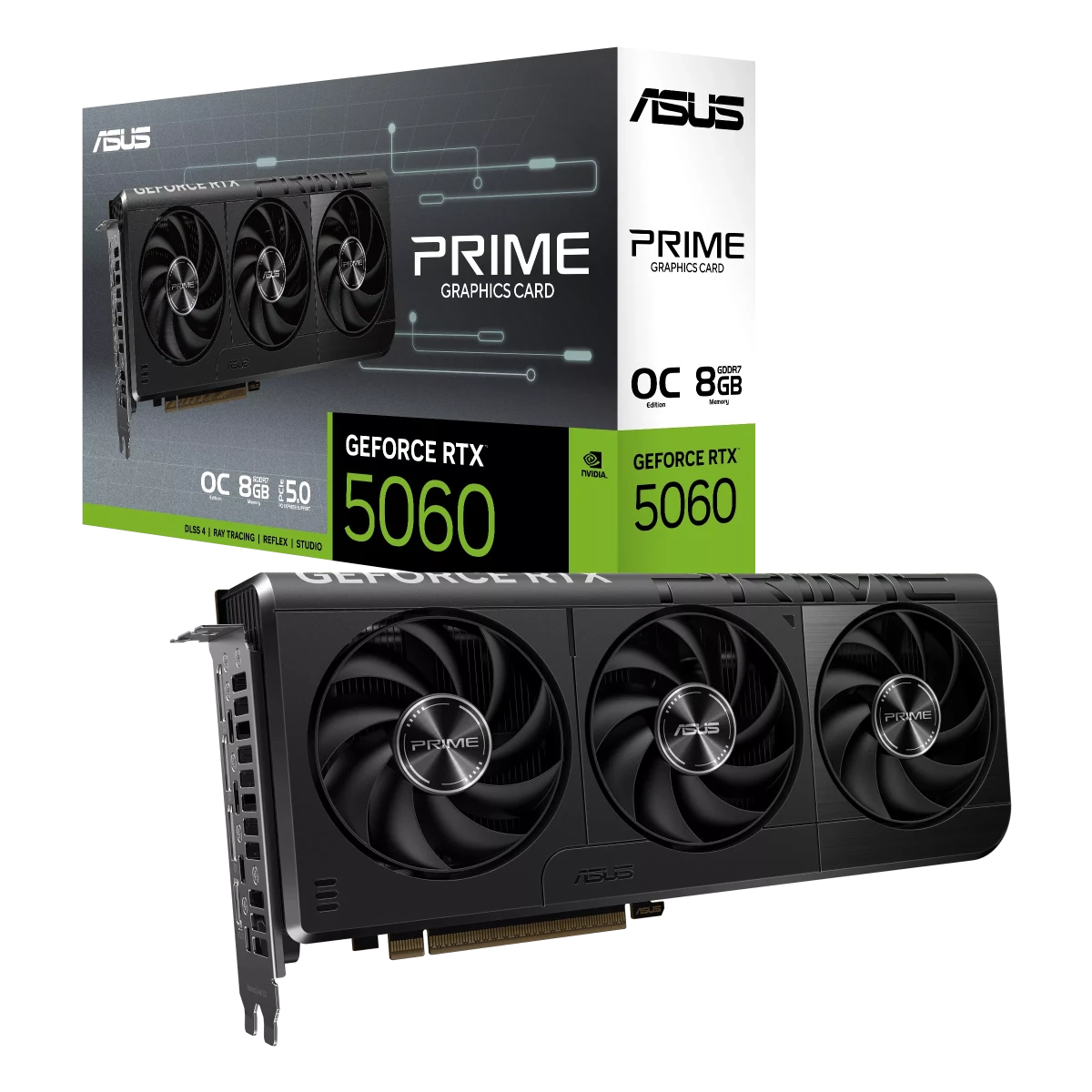 ASUS GeForce RTX 5060 8GB PRIME OC Edition Graphics Card -  - Vektra Computers LLC