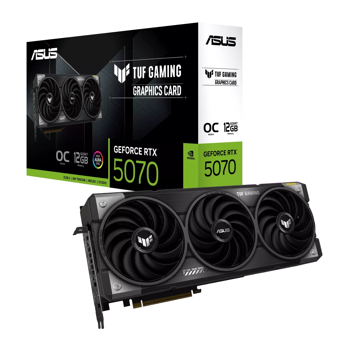 ASUS GeForce RTX 5070 12GB TUF Gaming OC Edition Graphics Card -  - Vektra Computers LLC