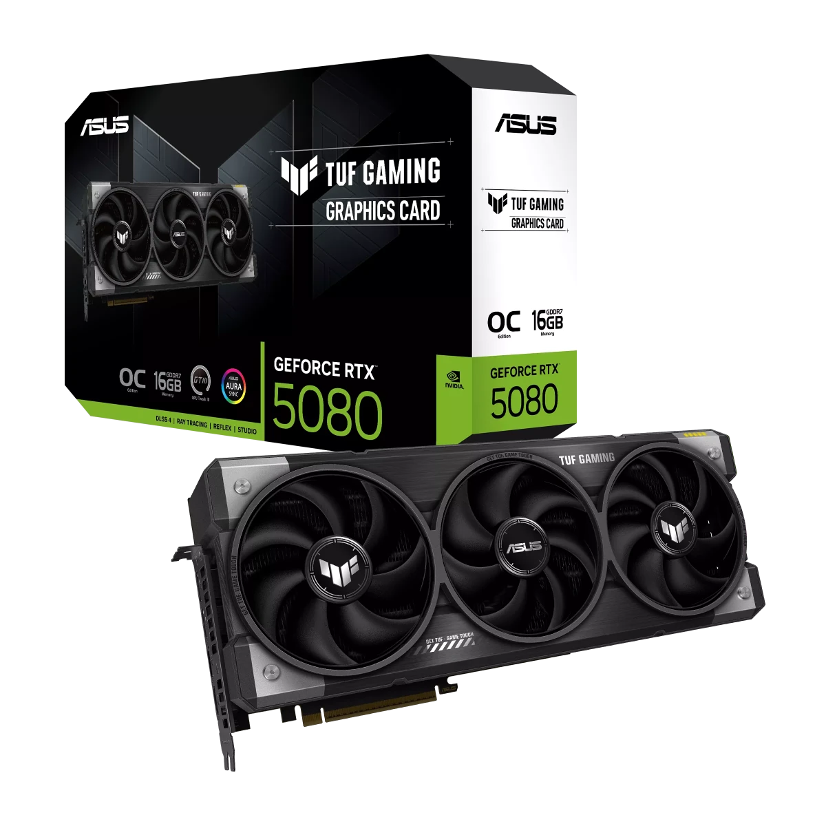 ASUS GeForce RTX 5080 16GB TUF Gaming OC Edition Graphics Card -  - Vektra Computers LLC