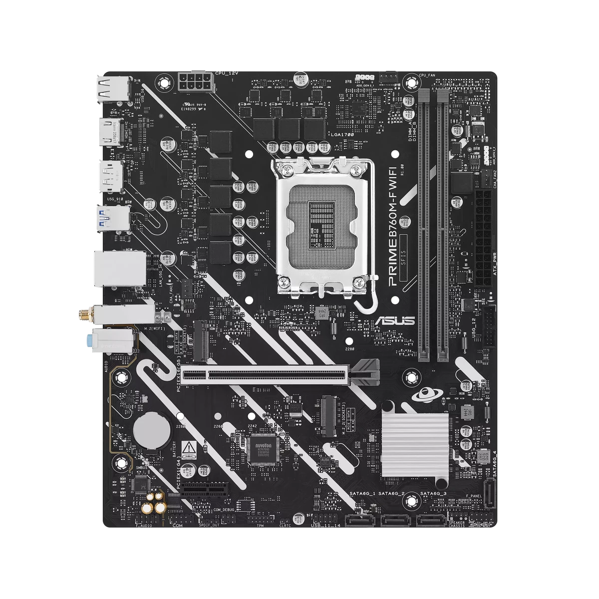 ASUS PRIME B760M - F WIFI | LGA1700 mATX Motherboard -  - Vektra Computers LLC