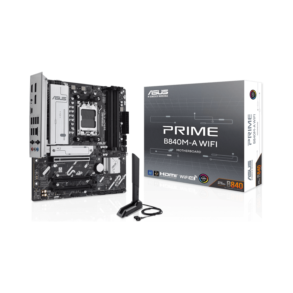 ASUS PRIME B840M - A WiFi | AM5 mATX Motherboard -  - Vektra Computers LLC