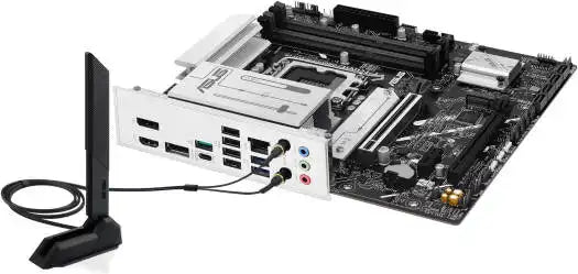 ASUS Prime B860M - A WiFi LGA 1851 Micro - ATX Motherboard, Intel B860 Chipset, 4x DIMM DDR5 Slots, Up to 256GB Max Memory, 1x PCIe 5.0 x16 SafeSlot, 2x M.2 Slots | 90MB1JY0 - M0EAY0 - 289 - Vektra Computers LLC