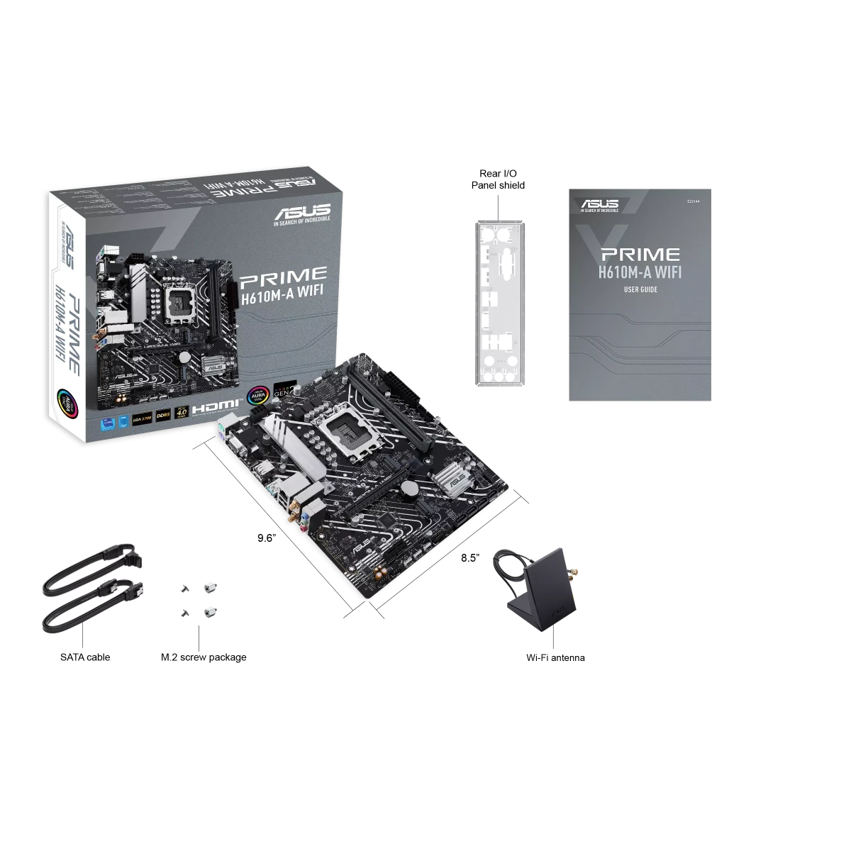 ASUS PRIME H610M - A WiFi | LGA1700 mATX Motherboard -  - Vektra Computers LLC