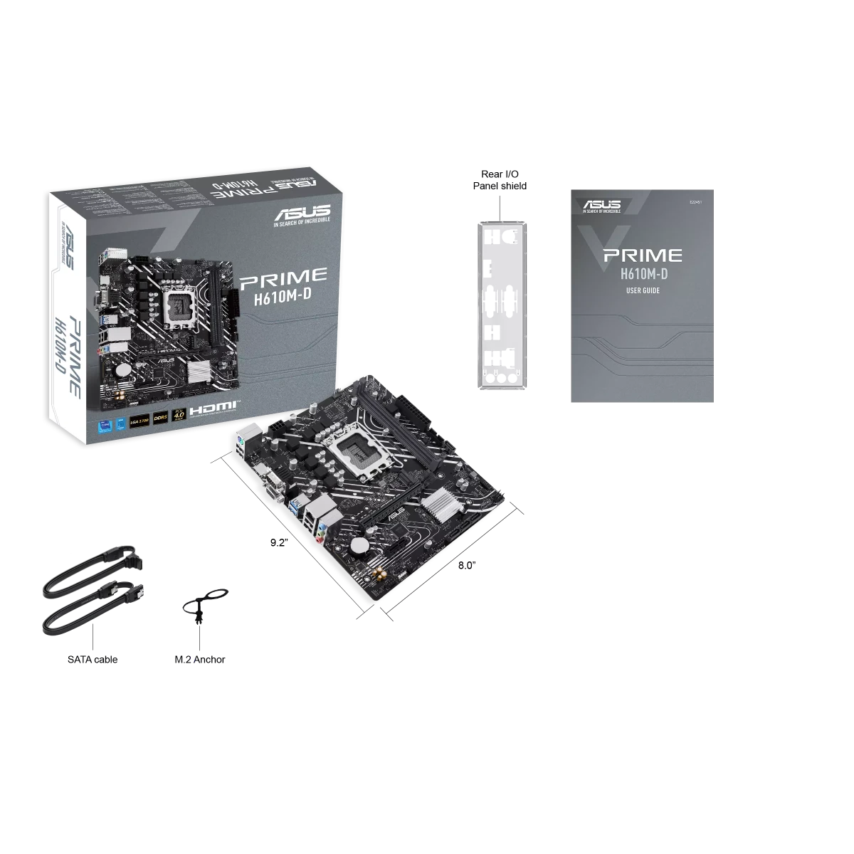 ASUS PRIME H610M - D | LGA1700 mATX Motherboard -  - Vektra Computers LLC