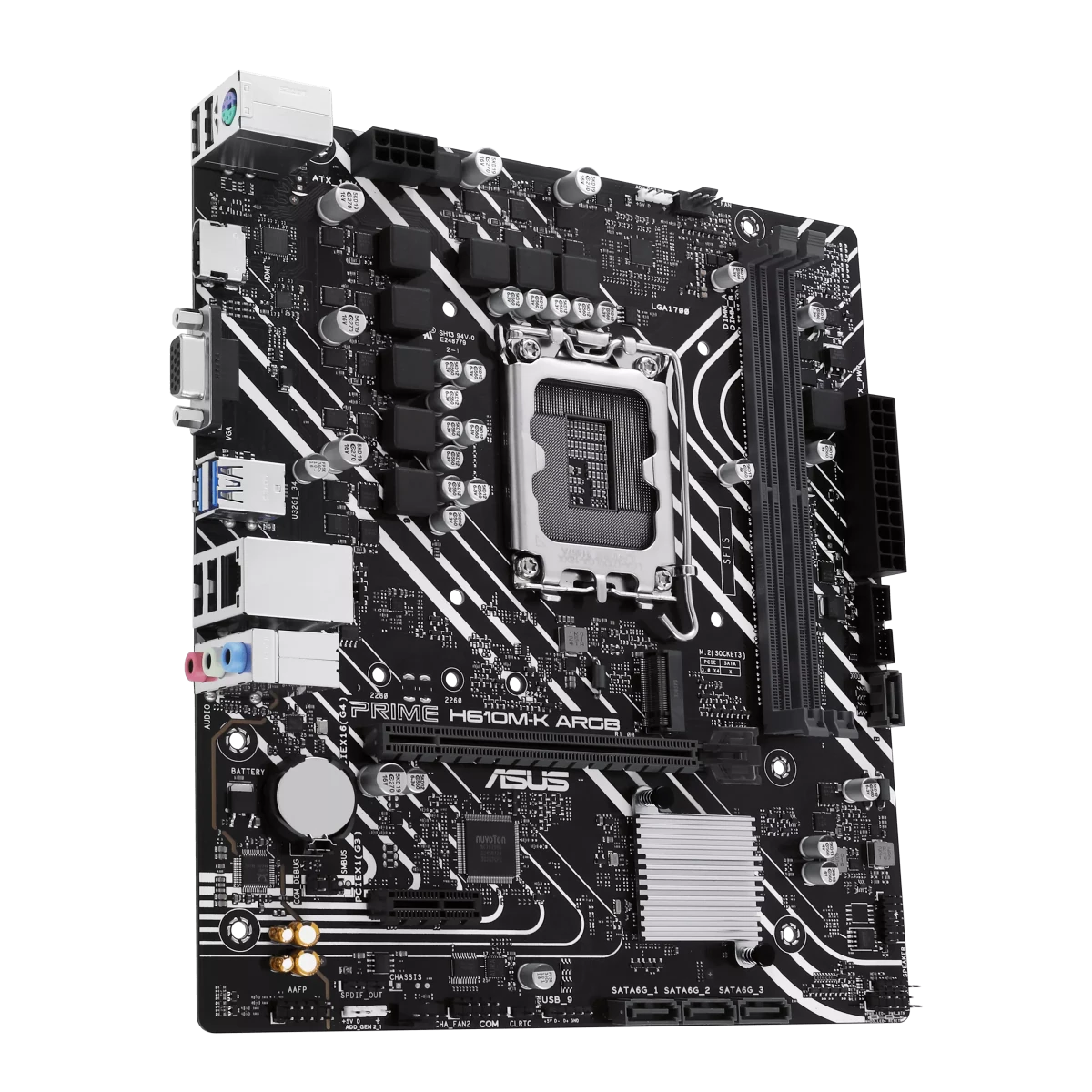 ASUS PRIME H610M - K ARGB | LGA1700 mATX Motherboard -  - Vektra Computers LLC