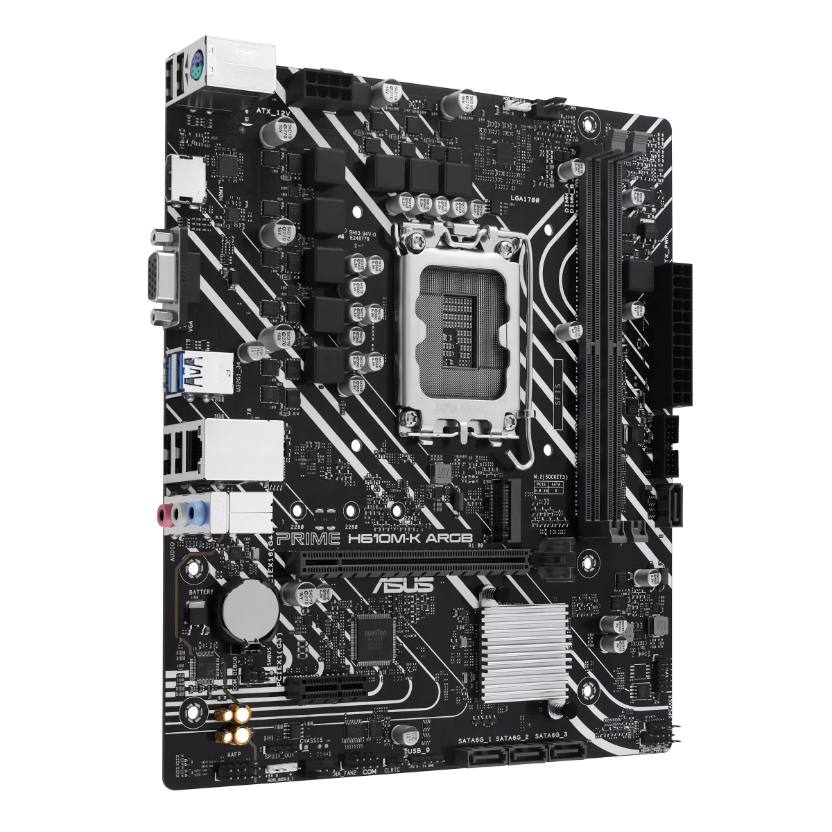 ASUS PRIME H610M - K ARGB | LGA1700 mATX Motherboard -  - Vektra Computers LLC