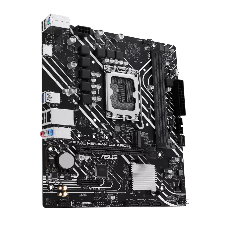 ASUS PRIME H610M - K D4 ARGB Intel 600 Series mATX Motherboard | 90MB1HN0 - M0EAY0 | - Vektra Computers LLC