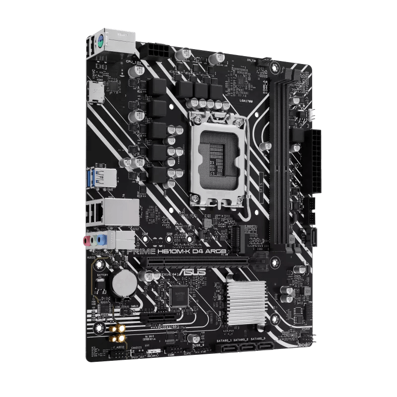 ASUS PRIME H610M - K D4 ARGB Intel 600 Series mATX Motherboard | 90MB1HN0 - M0EAY0 | - Vektra Computers LLC