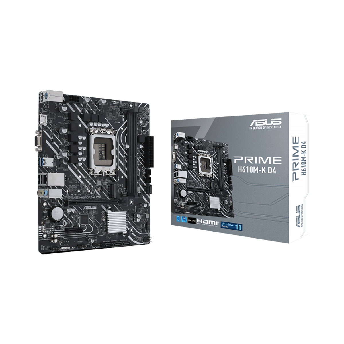 ASUS PRIME H610M - K D4 | LGA1700 mATX Motherboard -  - Vektra Computers LLC