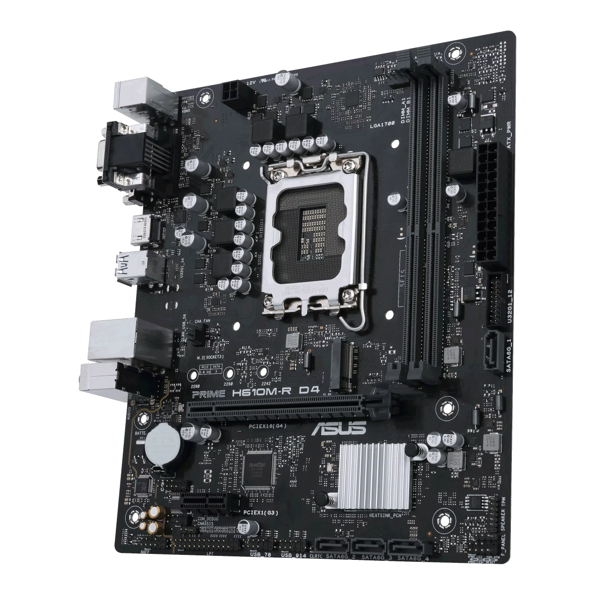 ASUS PRIME H610M - R D4 - SI | LGA1700 mATX Motherboard -  - Vektra Computers LLC