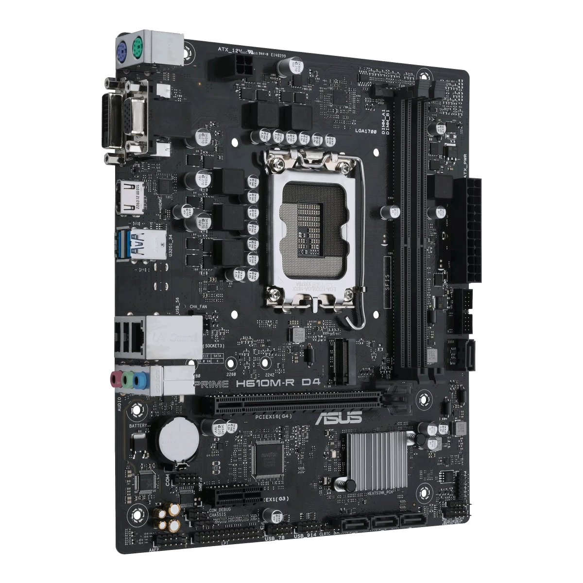 ASUS PRIME H610M - R D4 - SI | LGA1700 mATX Motherboard -  - Vektra Computers LLC