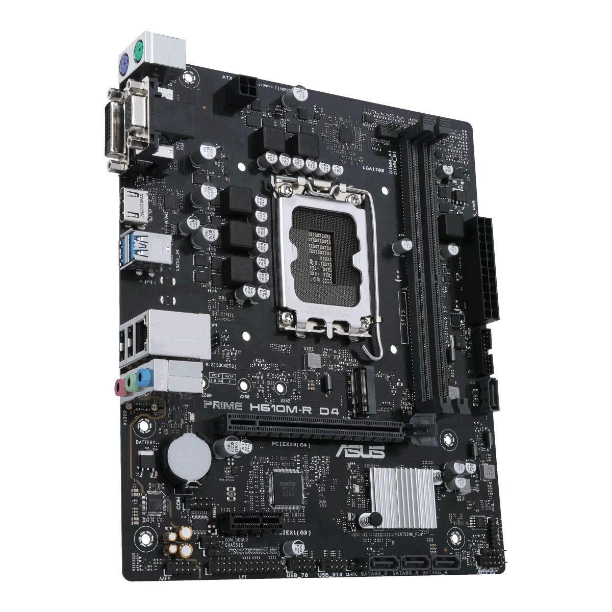 ASUS PRIME H610M - R D4 - SI | LGA1700 mATX Motherboard -  - Vektra Computers LLC