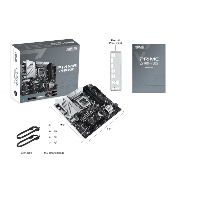 ASUS PRIME Z790M - PLUS Intel 700 Series mATX Motherboard | 90MB1E70 - M1EAY0 | - Vektra Computers LLC