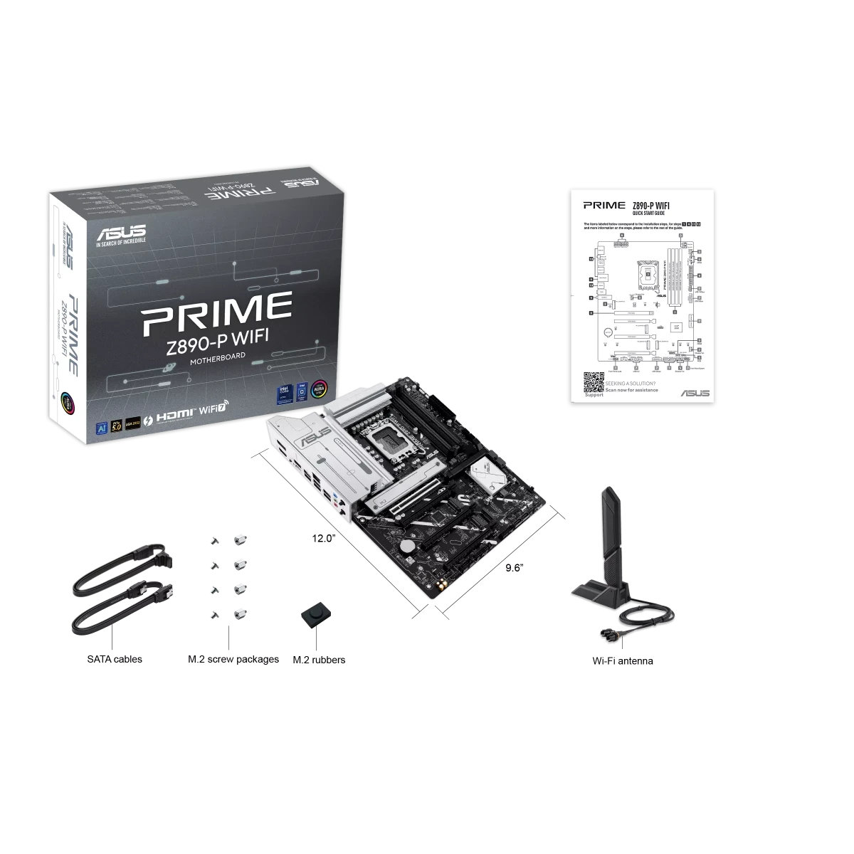 ASUS PRIME Z890 - P WIFI | Core Ultra 2 ATX Motherboard -  - Vektra Computers LLC