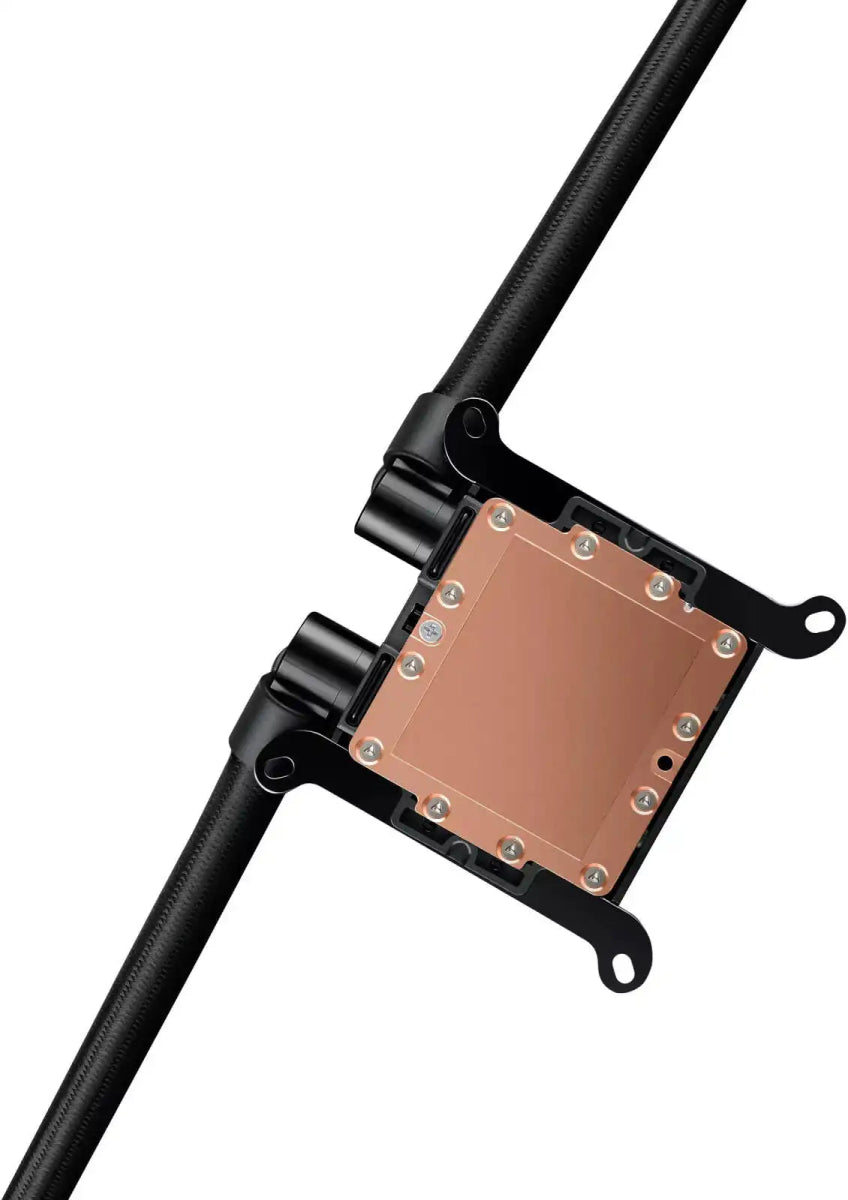 ASUS ProArt LC 420 CPU Liquid Cooler, 420mm Radiator Length, 3x Noctua NF - A14 IndustrialPPC 2000 PWM 140mm Fans, 2000 RPM Fan Speed, 107 CFM Airflow, Copper CPU Plate, Black | 90RC00N0 - M0UAY0 - 4711387367629 - Vektra Computers LLC