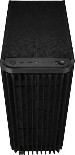 ASUS ProArt PA401 Wood Edition Computer Case, Tempered Glass Panel, 2x 160mm Pre - Installed Fans, Up to 240mm Radiator & 5x Fan Support, Removable Dust Filters, Black | 90DC00M0 - B39000 - Vektra Computers LLC