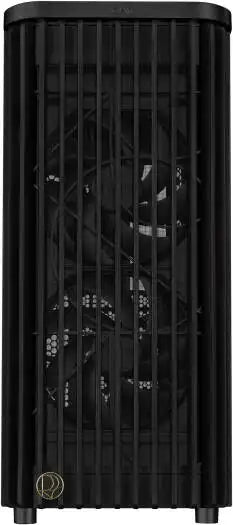 ASUS ProArt PA401 Wood Edition Computer Case, Tempered Glass Panel, 2x 160mm Pre - Installed Fans, Up to 240mm Radiator & 5x Fan Support, Removable Dust Filters, Black | 90DC00M0 - B39000 - Vektra Computers LLC