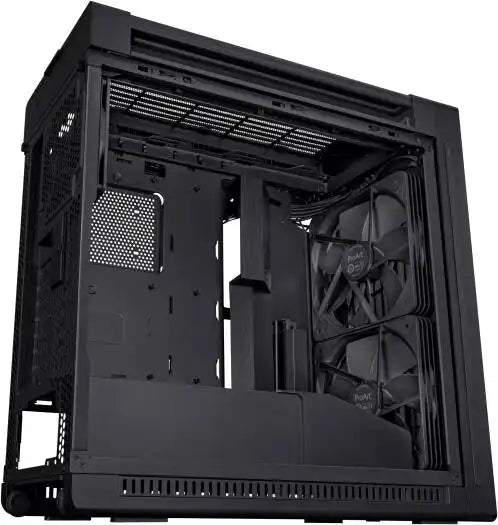 Asus ProArt PA602 Gaming E - ATX Computer Case, 2x 200mm & 1x 140mm Pre - Installed Fans, Up to 420mm Radiator & 6x Fans Support, Dual Air Deflectors, 15.5mm Open Grills, Black | 90DC00J0 - B09000 - 4711387338490 - Vektra Computers LLC