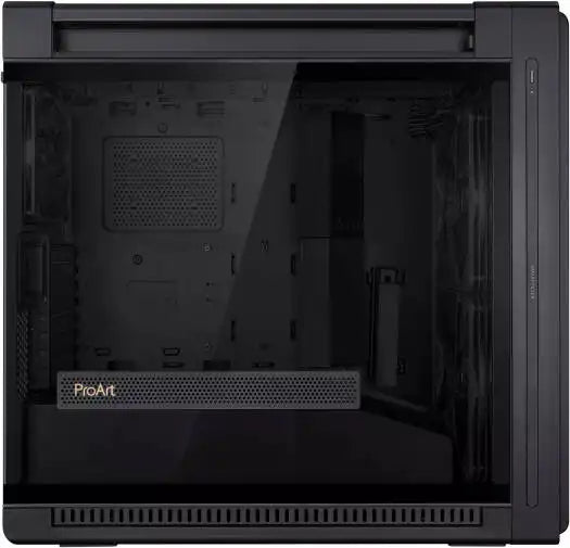 Asus ProArt PA602 Gaming E - ATX Computer Case, 2x 200mm & 1x 140mm Pre - Installed Fans, Up to 420mm Radiator & 6x Fans Support, Dual Air Deflectors, 15.5mm Open Grills, Black | 90DC00J0 - B09000 - 4711387338490 - Vektra Computers LLC