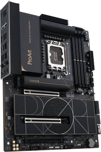 ASUS ProArt Z890 - Creator WiFi LGA 1851 ATX Motherboard, Intel Z890 Chipset, 4x DIMM DDR5 Slots, Up to 256GB Max Memory, 2x PCIe 5.0 x16 & 1x PCIe 4.0 x16, 5x M.2 Slots, WiFi & BT | 90MB1JD0 - M0EAY0 - 289 - Vektra Computers LLC