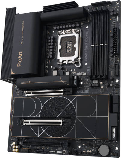 ASUS ProArt Z890 - Creator WiFi LGA 1851 ATX Motherboard, Intel Z890 Chipset, 4x DIMM DDR5 Slots, Up to 256GB Max Memory, 2x PCIe 5.0 x16 & 1x PCIe 4.0 x16, 5x M.2 Slots, WiFi & BT | 90MB1JD0 - M0EAY0 - 289 - Vektra Computers LLC