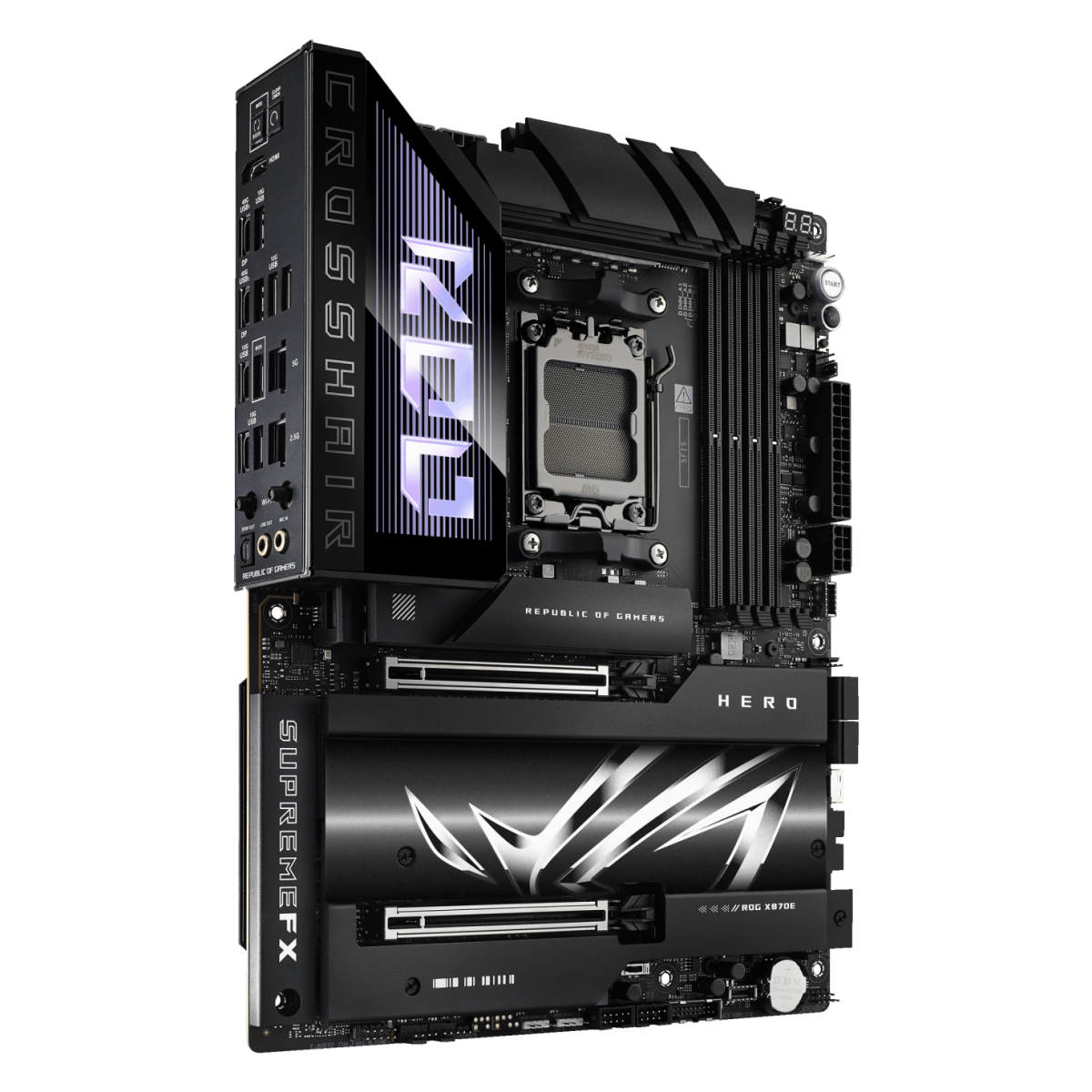 ASUS ROG CROSSHAIR HERO X870E | AM5 ATX Motherboard -  - Vektra Computers LLC