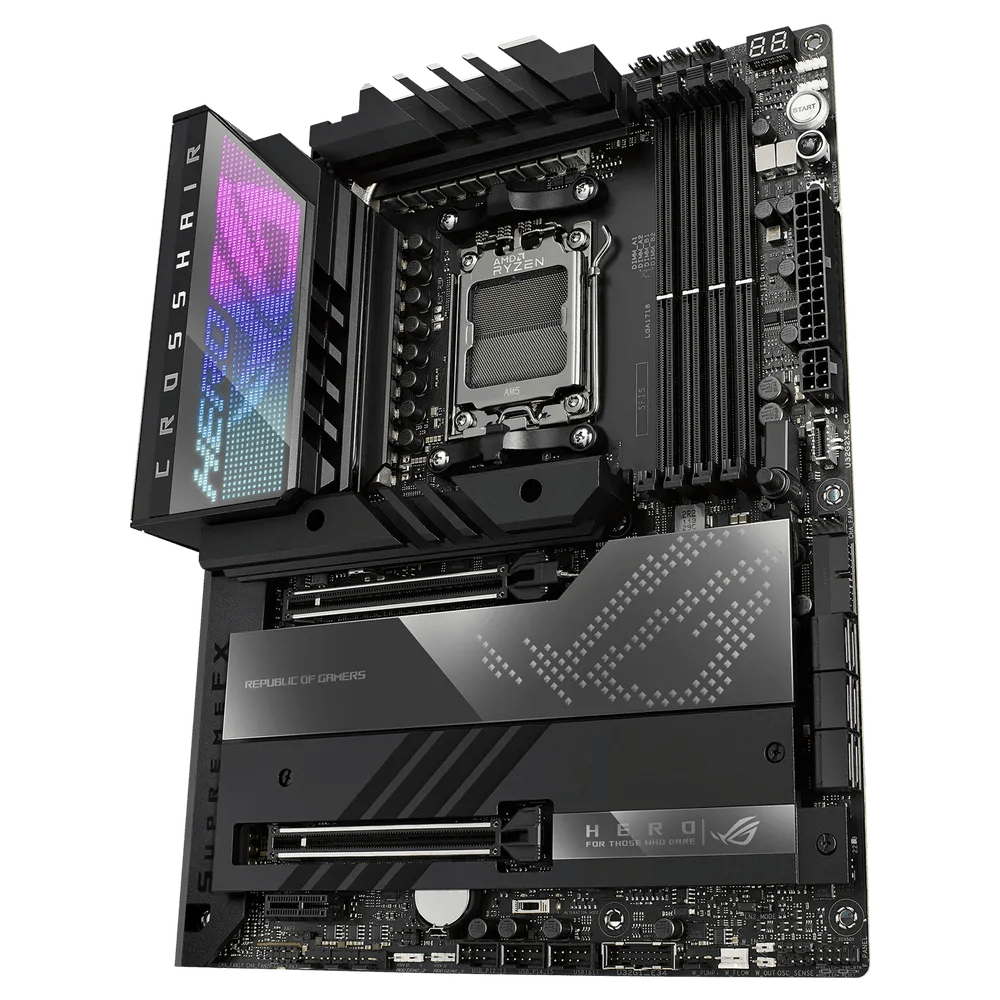Asus ROG Crosshair X670E Hero AMD 600 Series ATX Motherboard | 90MB1BC0 - M0EAY0 | - Vektra Computers LLC