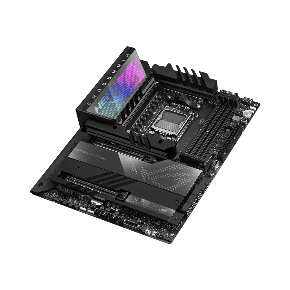 Asus ROG Crosshair X670E Hero AMD 600 Series ATX Motherboard | 90MB1BC0 - M0EAY0 | - Vektra Computers LLC