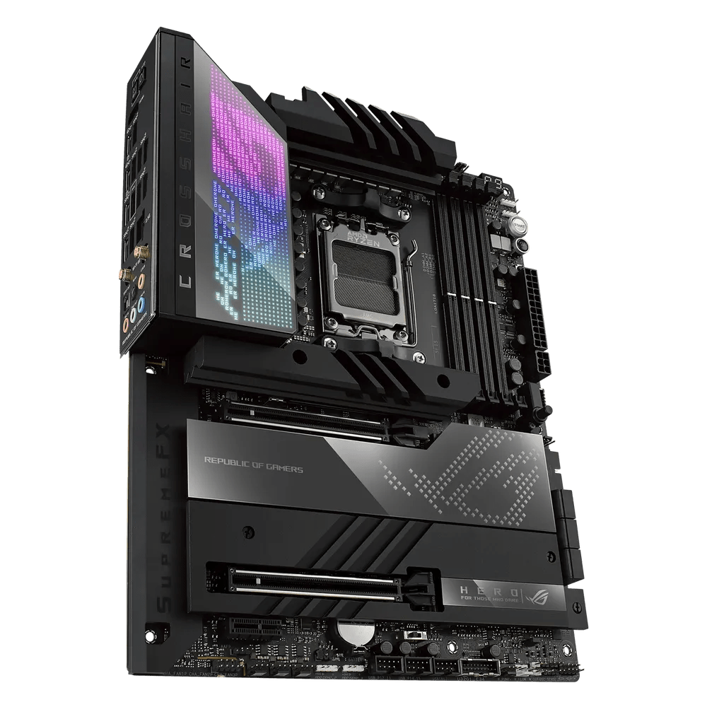 Asus ROG Crosshair X670E Hero AMD 600 Series ATX Motherboard | 90MB1BC0 - M0EAY0 | - Vektra Computers LLC