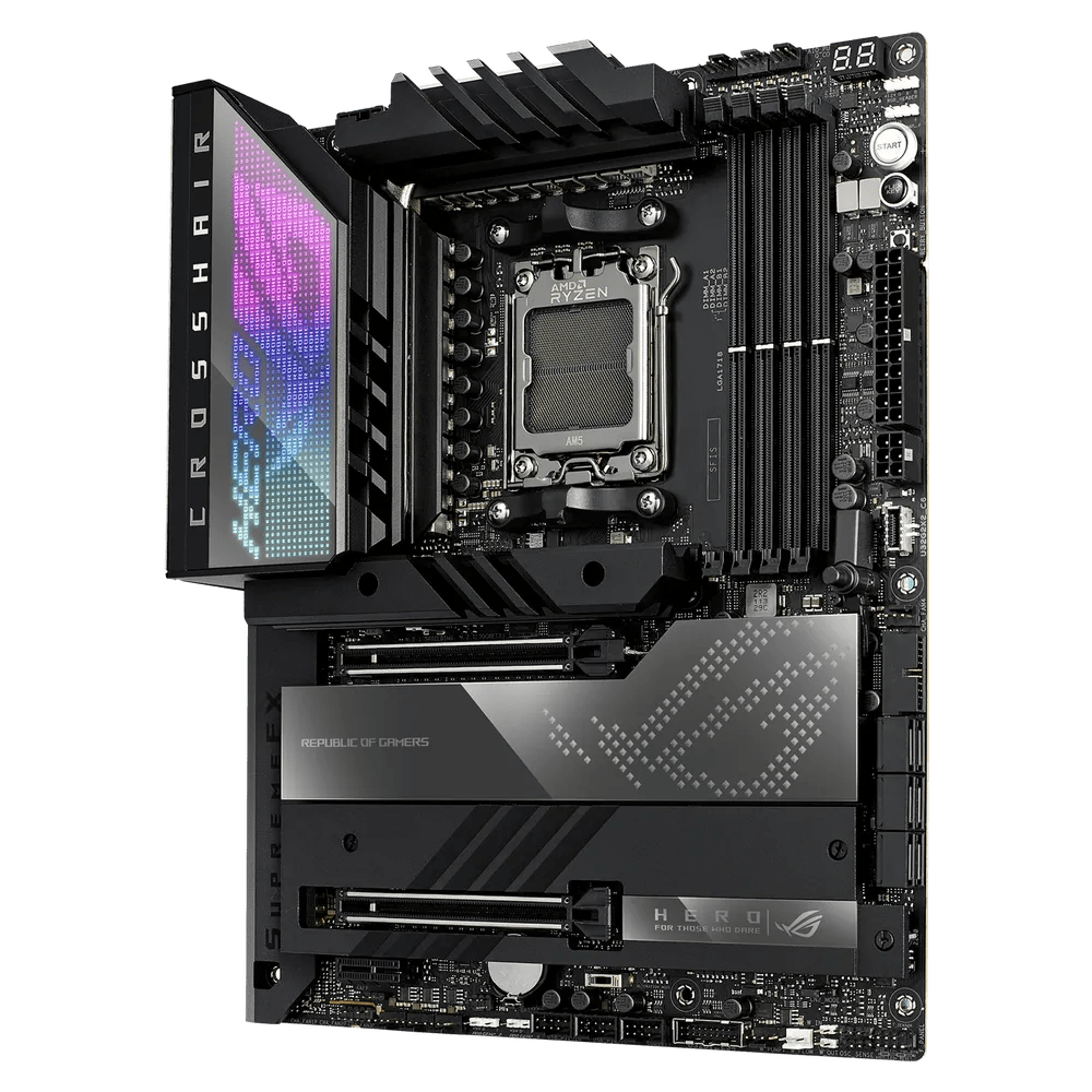 Asus ROG Crosshair X670E Hero AMD 600 Series ATX Motherboard | 90MB1BC0 - M0EAY0 | - Vektra Computers LLC