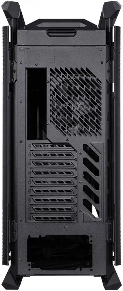 ASUS ROG Hyperion GR701 E - ATX PC Case, BTF Edition, Tempered Glass Side Panels, Up to 420mm Dual Radiator, 4*140mm Fans, Metal GPU Holder, Compnent Storage, ARGB Fan Hub, Black | 90DC00F0 - B39020 - 4711387483749 - Vektra Computers LLC