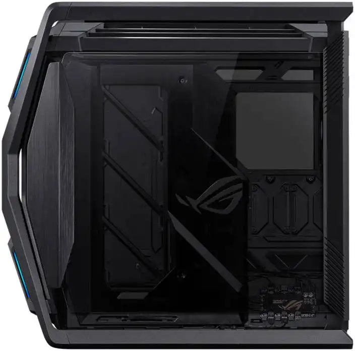 ASUS ROG Hyperion GR701 E - ATX PC Case, Tempered Glass Side Panels, Up to 420mm Dual Radiator, 4*140mm Fans, Metal GPU Holder, Compnent Storage, ARGB Fan Hub, 60W Fast Charging, Black | 90DC00F0 - B39000 - 4711081982784 - Vektra Computers LLC