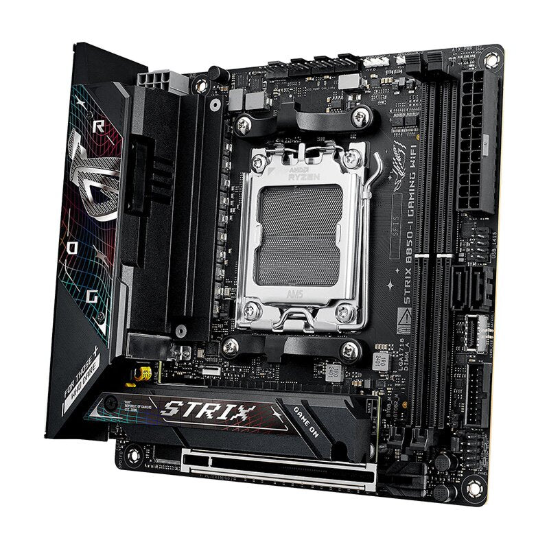 ASUS ROG STRIX B850 - I GAMING WiFi AM5 DDR5 Mini - ITX Motherboard - Black | 90MB1K30 - M0EAY0 - Vektra Computers LLC