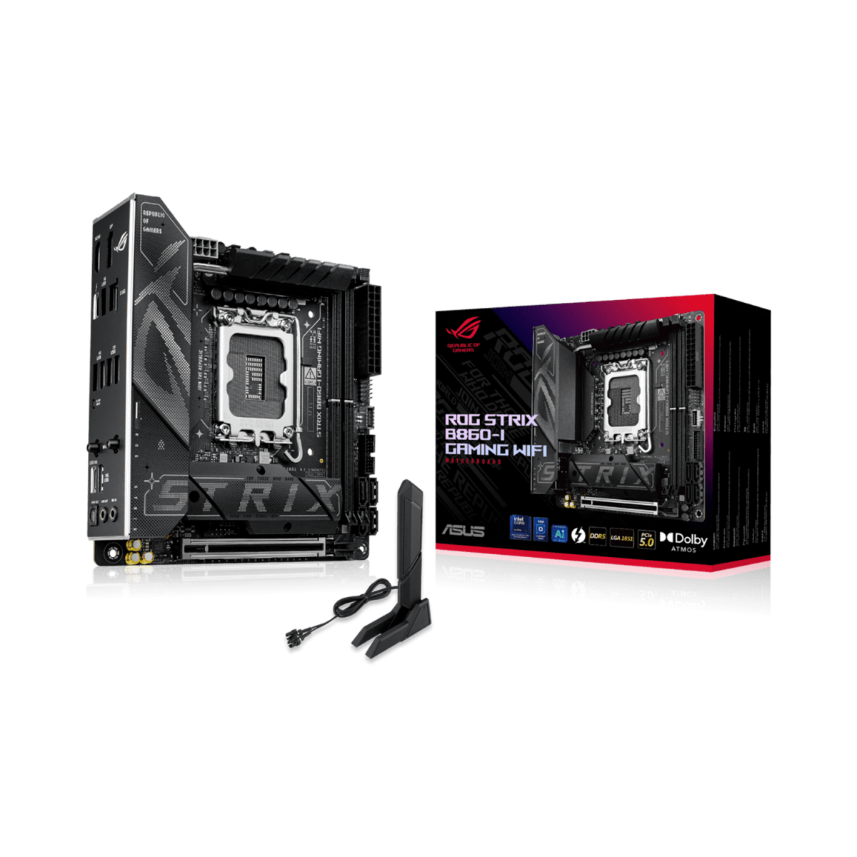 ASUS ROG STRIX B860 - I GAMING WiFi | Core Ultra 2 ITX Motherboard -  - Vektra Computers LLC