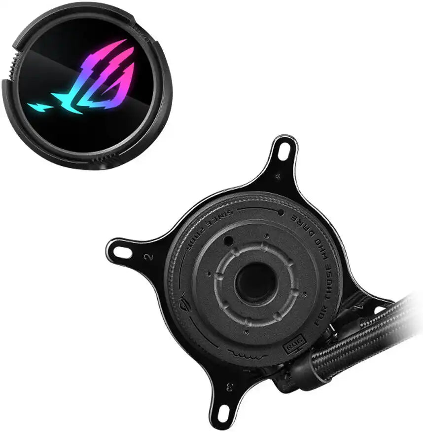 ASUS ROG Strix LC III 360 aRGB CPU Liquid Cooling, 360mm Radiator, 3x ROG Strix AF - 12S aRGB 120mm Fans, 2200 RPM Fan Speed, 70.38 CFM Ariflow, 360° Rotating ROG Logo, Black | 90RC00T1 - M0UAY0 - 4711387414590 - Vektra Computers LLC