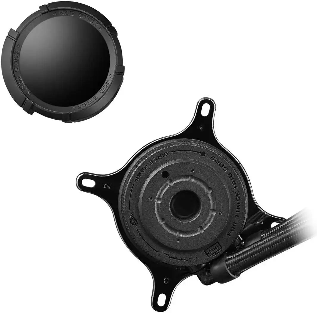 ASUS ROG Strix LC III 360 ARGB LCD CPU Liquid Cooling, 360mm Radiator, 3x ROG STRIX AF - 12S ARGB 120mm Fans, 2200 RPM Fan Speed, 70.38 CFM Air Flow, 360° Rotating ROG Logo, Black | 90RC00W1 - M0UAY0 - 4711387579671 - Vektra Computers LLC