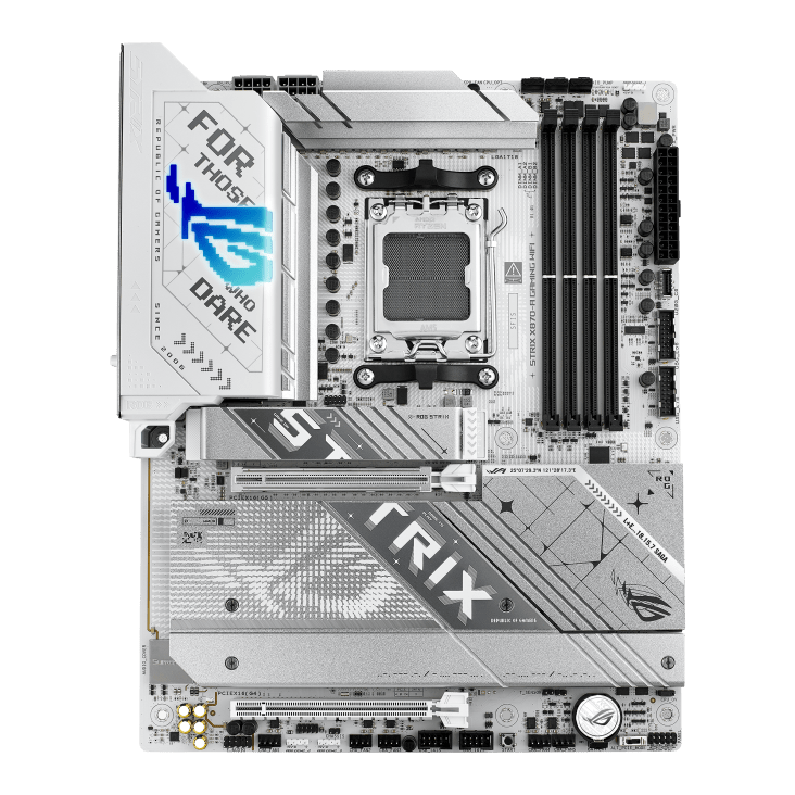 ASUS ROG STRIX X870 - A GAMING WIFI AMD AM5 ATX Motherboard - White | 90MB1IF0 - M0EAY0 - Vektra Computers LLC