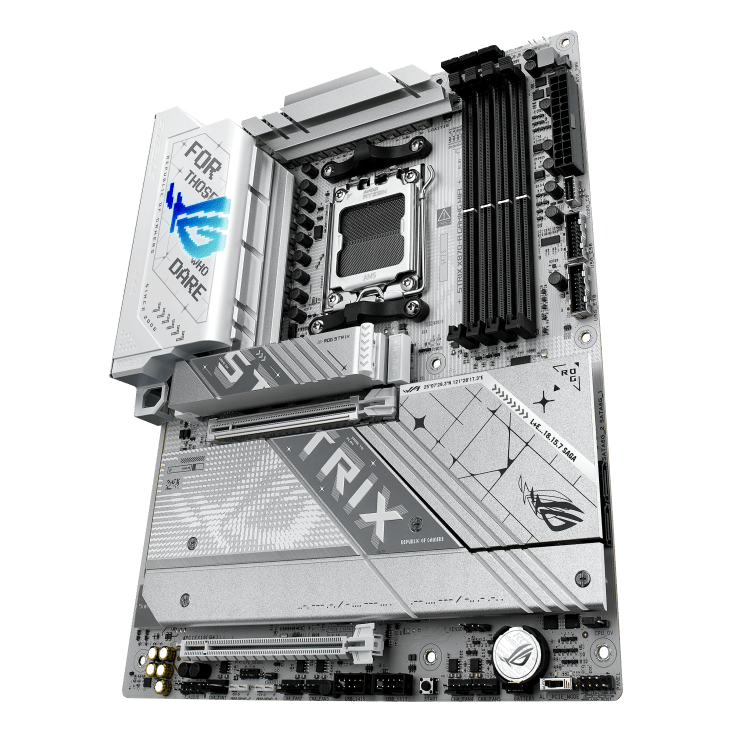 ASUS ROG STRIX X870 - A GAMING WIFI AMD AM5 ATX Motherboard - White | 90MB1IF0 - M0EAY0 - Vektra Computers LLC
