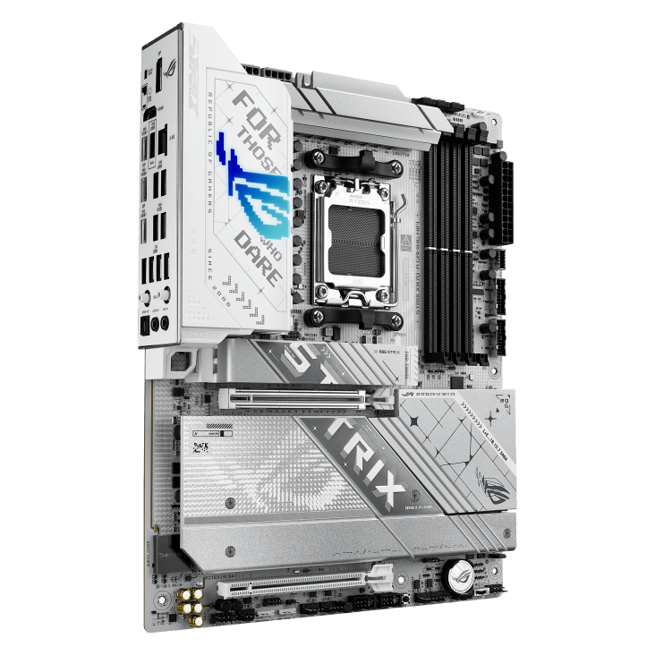ASUS ROG STRIX X870 - A GAMING WIFI AMD AM5 ATX Motherboard - White | 90MB1IF0 - M0EAY0 - Vektra Computers LLC