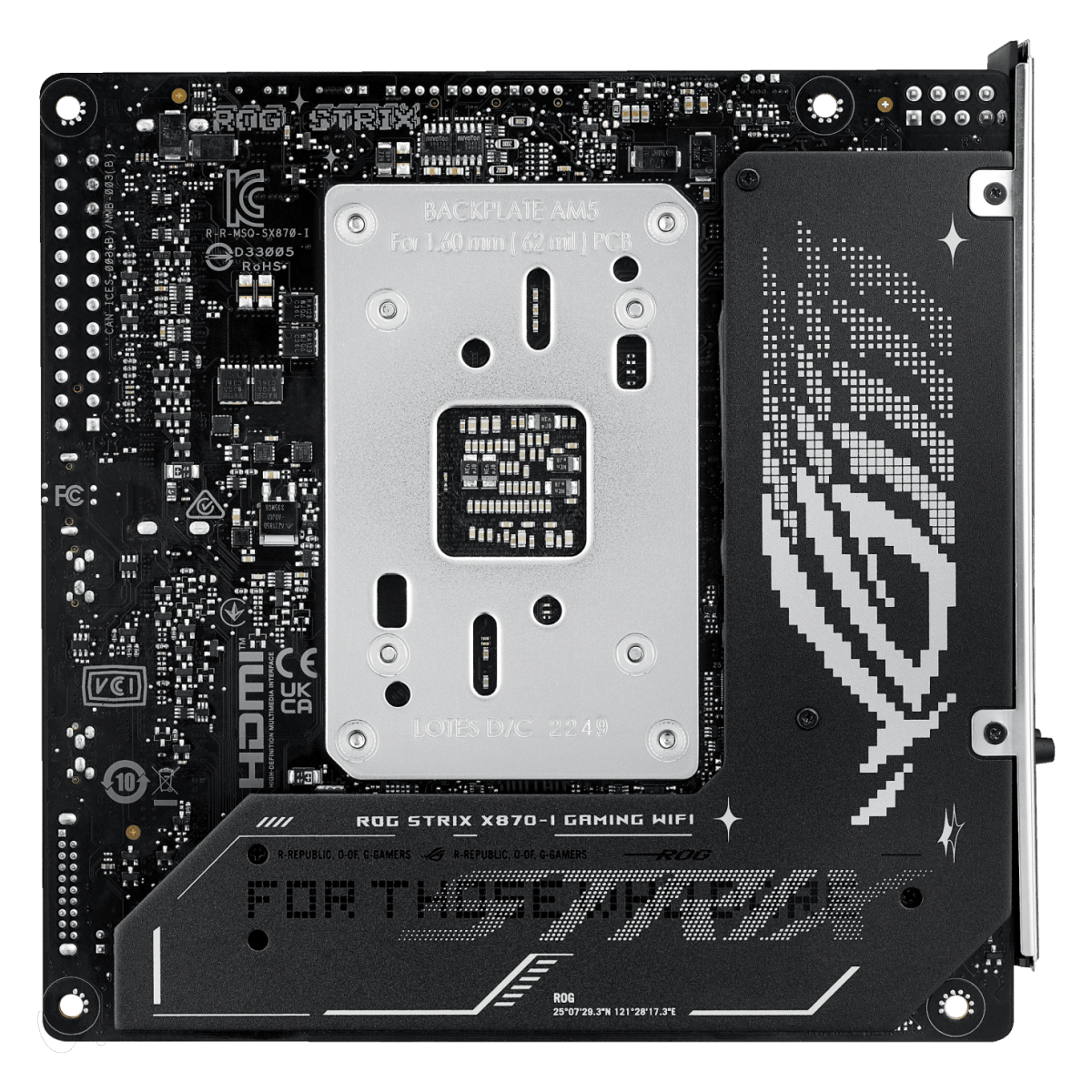 ASUS ROG STRIX X870 - I GAMING WiFi | AM5 ITX Motherboard -  - Vektra Computers LLC